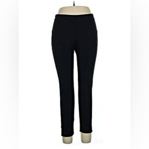 Cuyana Black Straight Leg Stretch Ankle Pants